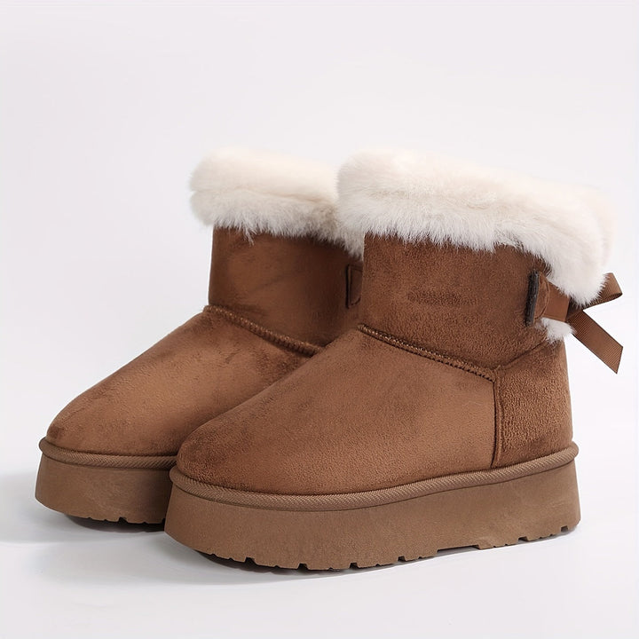 Faux Fur Platform Boots | Valenira