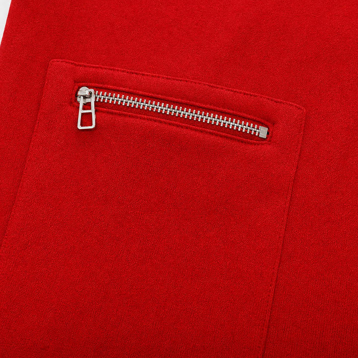 Longline Hooded Zip Front Coat