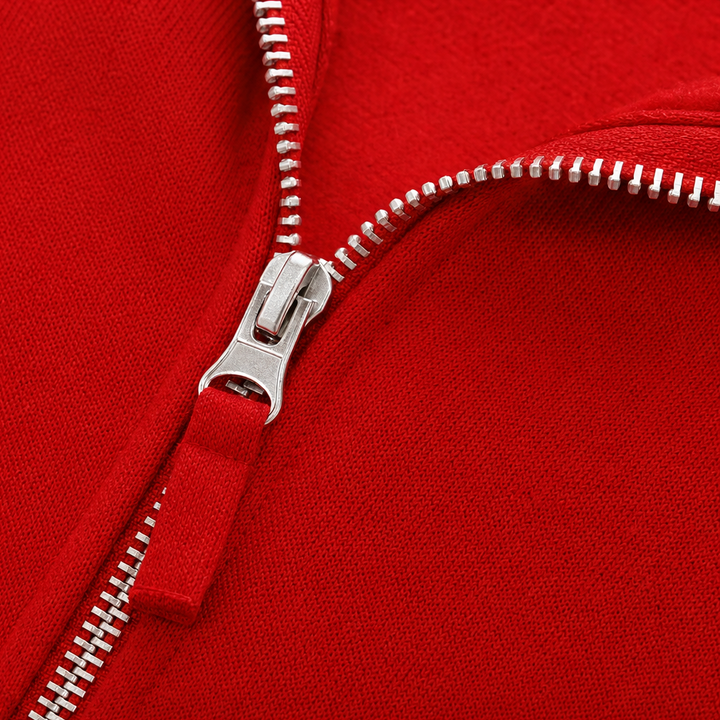 Longline Hooded Zip Front Coat