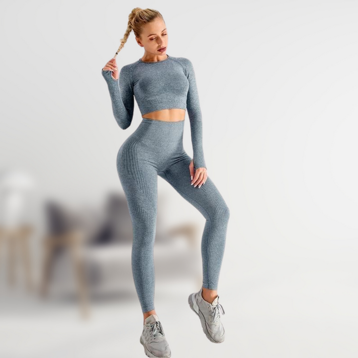 Five Piece Gym Set in Dark Gray | Valenira