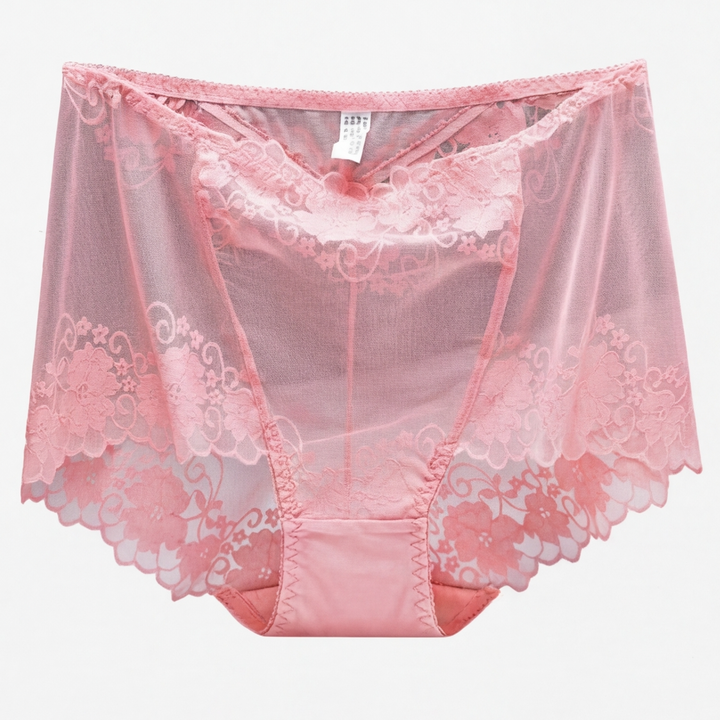 Floral Lace Low-Rise Briefs