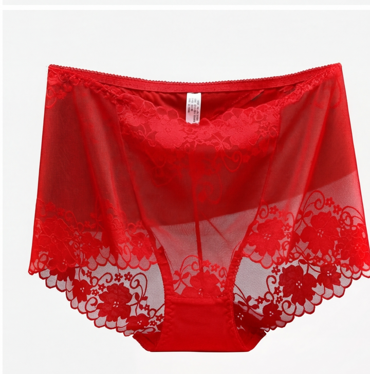 Floral Lace Low-Rise Briefs