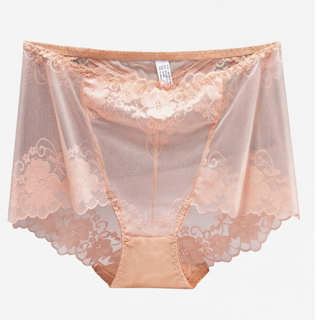 Floral Lace Low-Rise Briefs