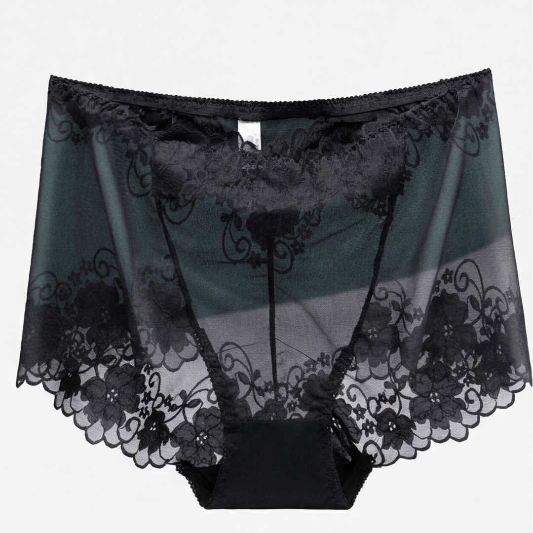 Floral Lace Low-Rise Briefs