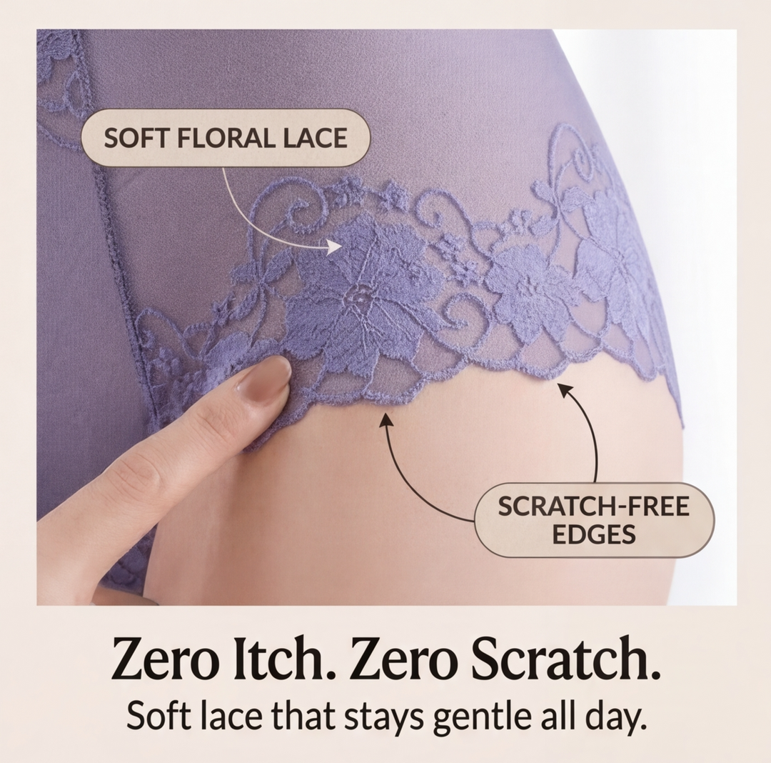 Floral Lace Low-Rise Briefs