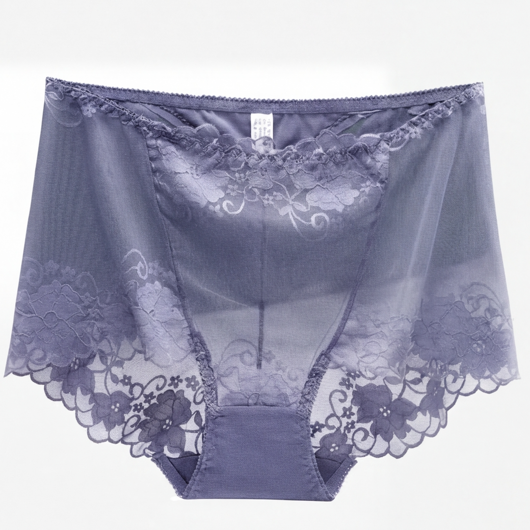 Floral Lace Low-Rise Briefs