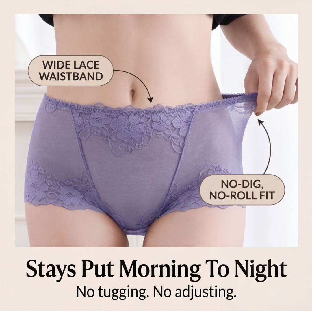 Floral Lace Low-Rise Briefs