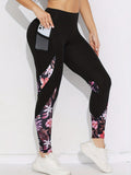 Floral Panel Leggings in Multicolor | Valenira