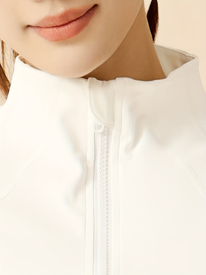 Fold Collar Sports Jacket | Valenira