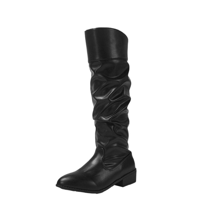 Fold Cuff Knee Boots | Valenira