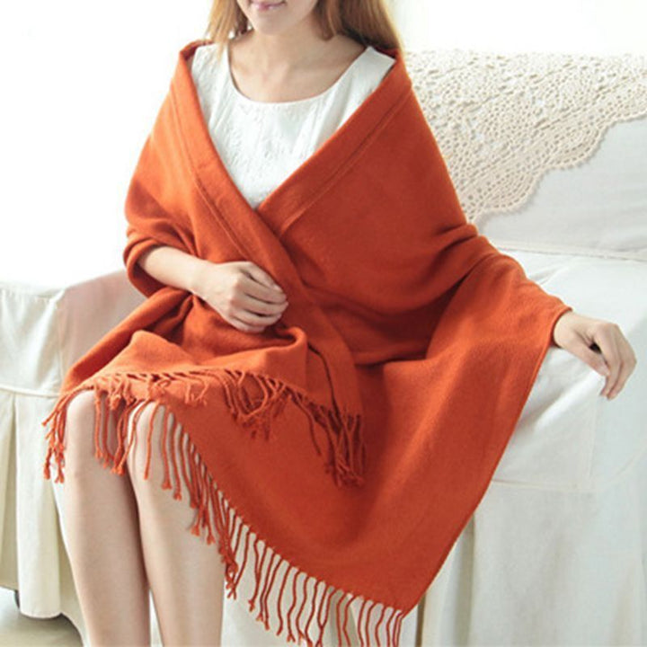 Fringed Shawl Scarf | Valenira