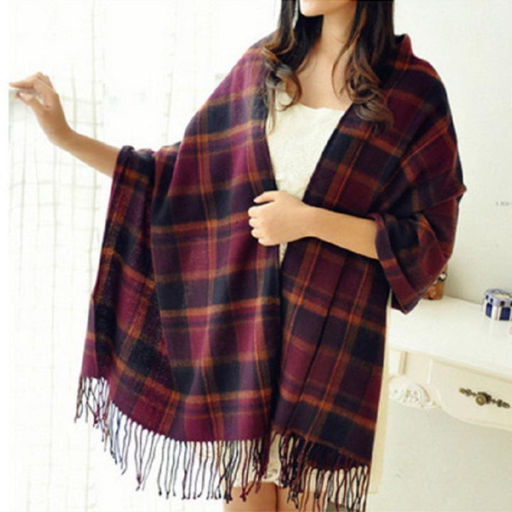 Fringed Shawl Scarf | Valenira