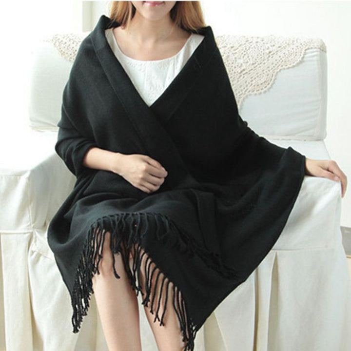 Fringed Shawl Scarf | Valenira