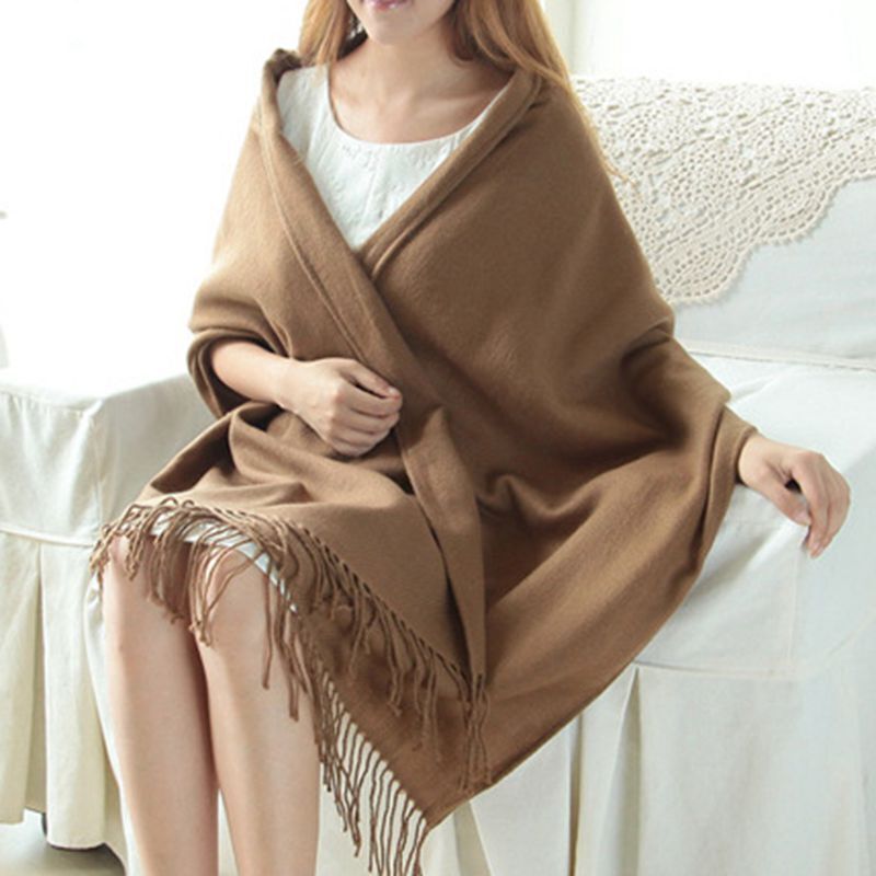 Fringed Shawl Scarf in Multicolor 7 | Valenira