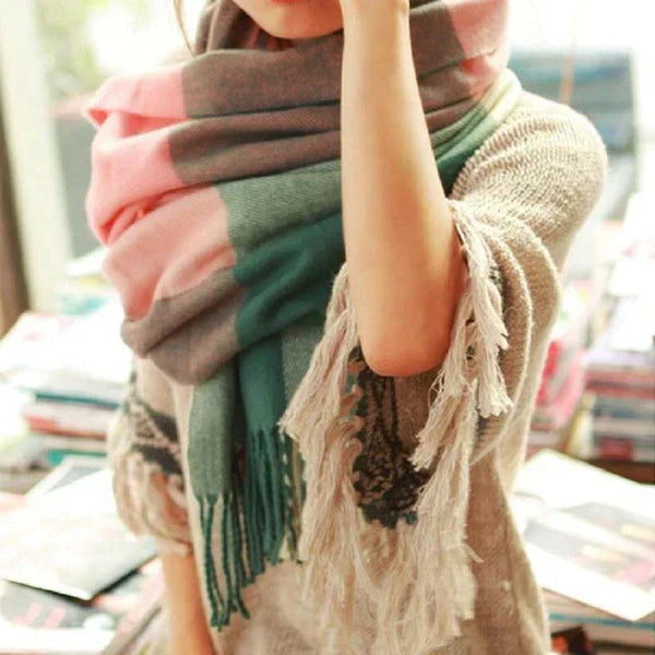 Fringed Shawl Scarf | Valenira