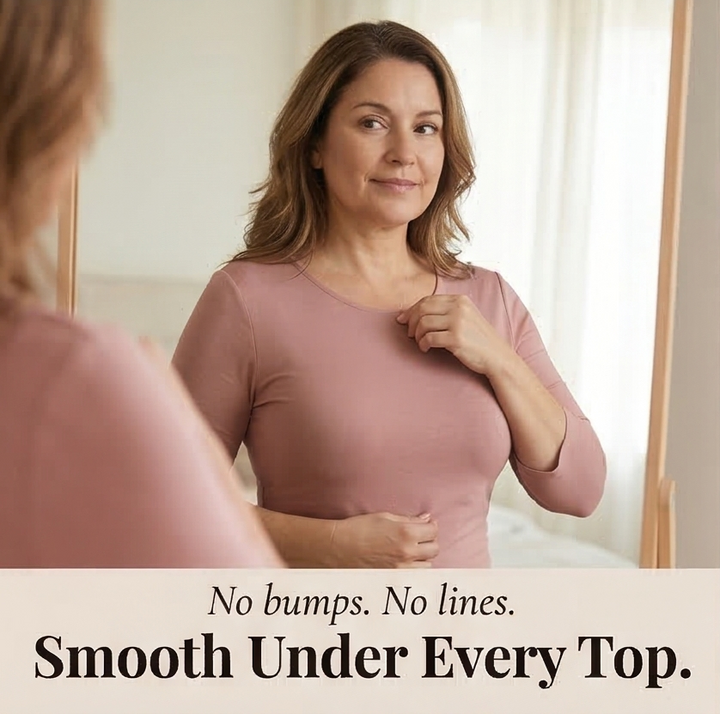 Front-Close Ribbed Cotton-Lined Bra