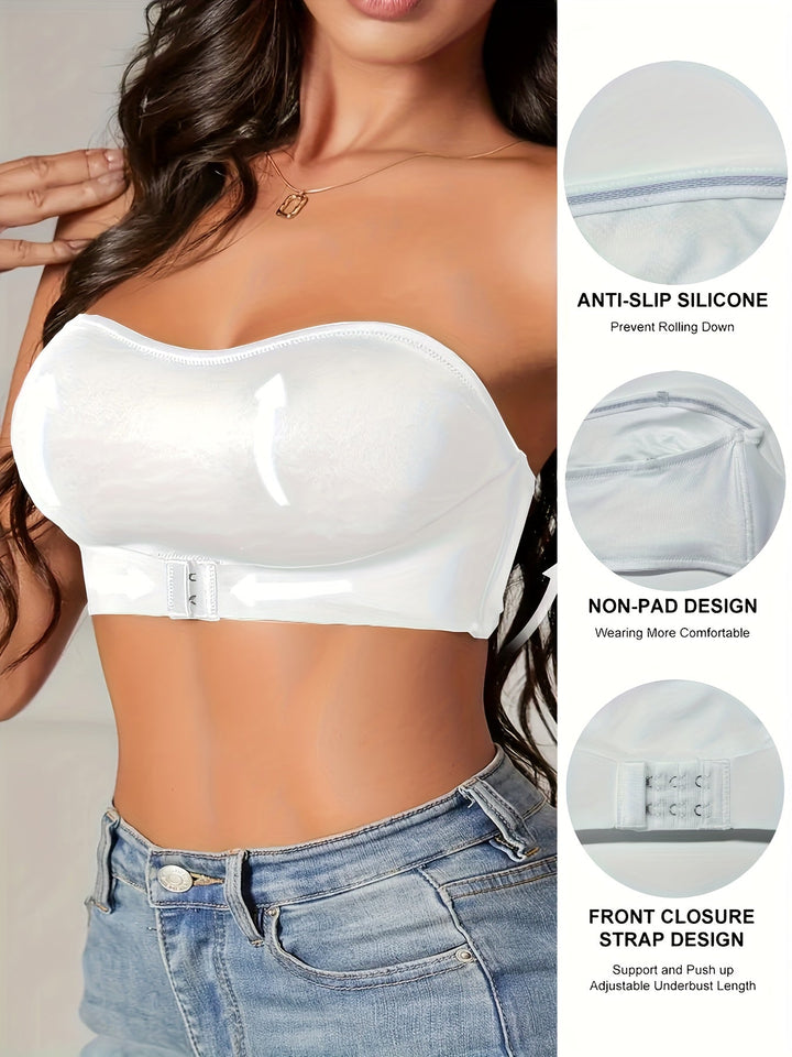 Front Hook Bandeau Bra | Valenira