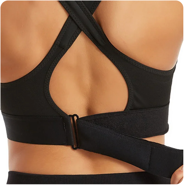 Front Zip Sports Bra | Valenira