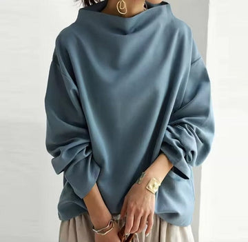 Funnel Neck Dolman Top