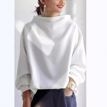 Funnel Neck Dolman Top