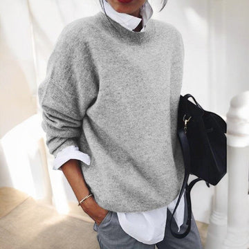 Drop Shoulder Longline Sweater