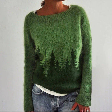 Raglan Knit Pullover Sweater