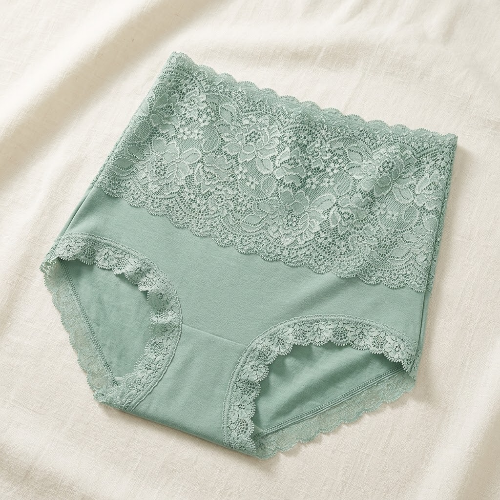 Cotton Lace-Band Briefs 3-Pack