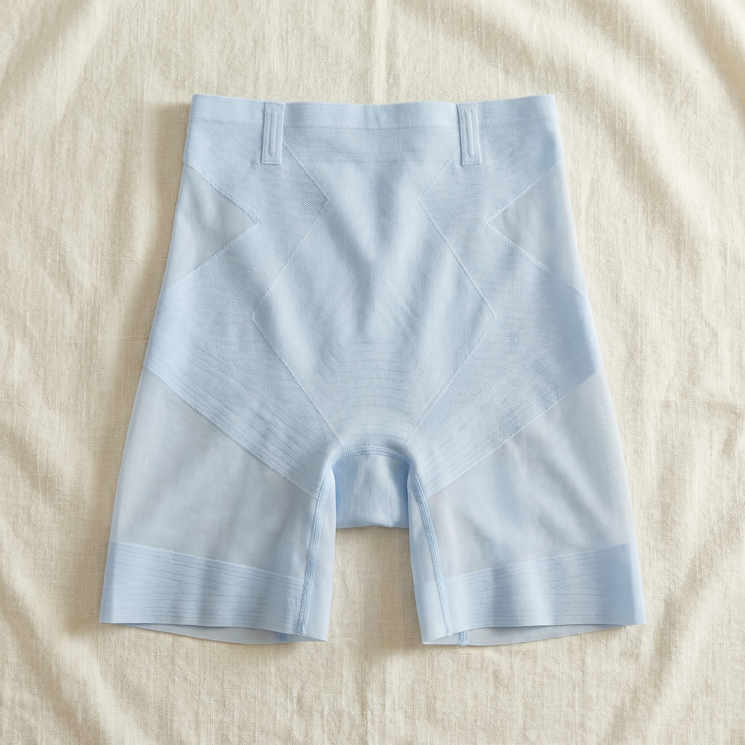 Ice Silk High-Waist Shaping Shorts