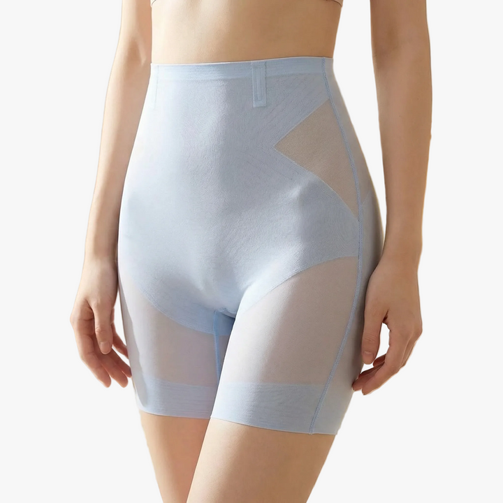 Ice Silk High-Waist Shaping Shorts