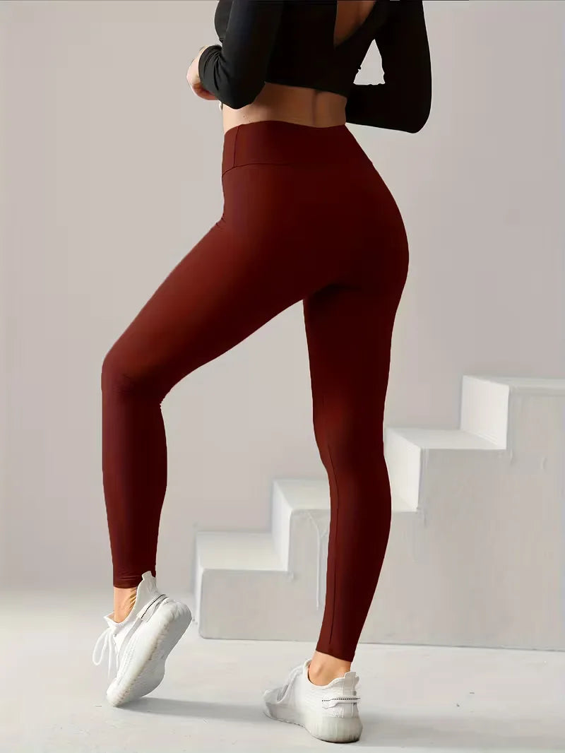 High Waist Seamed Leggings | Valenira