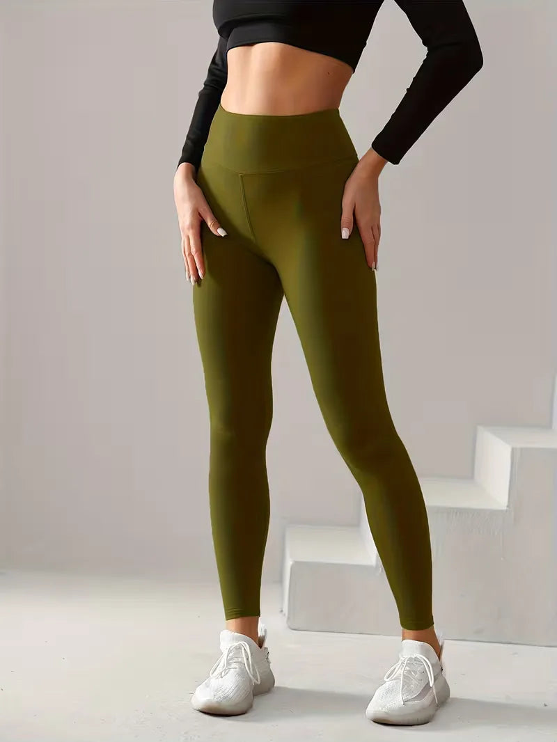High Waist Seamed Leggings | Valenira