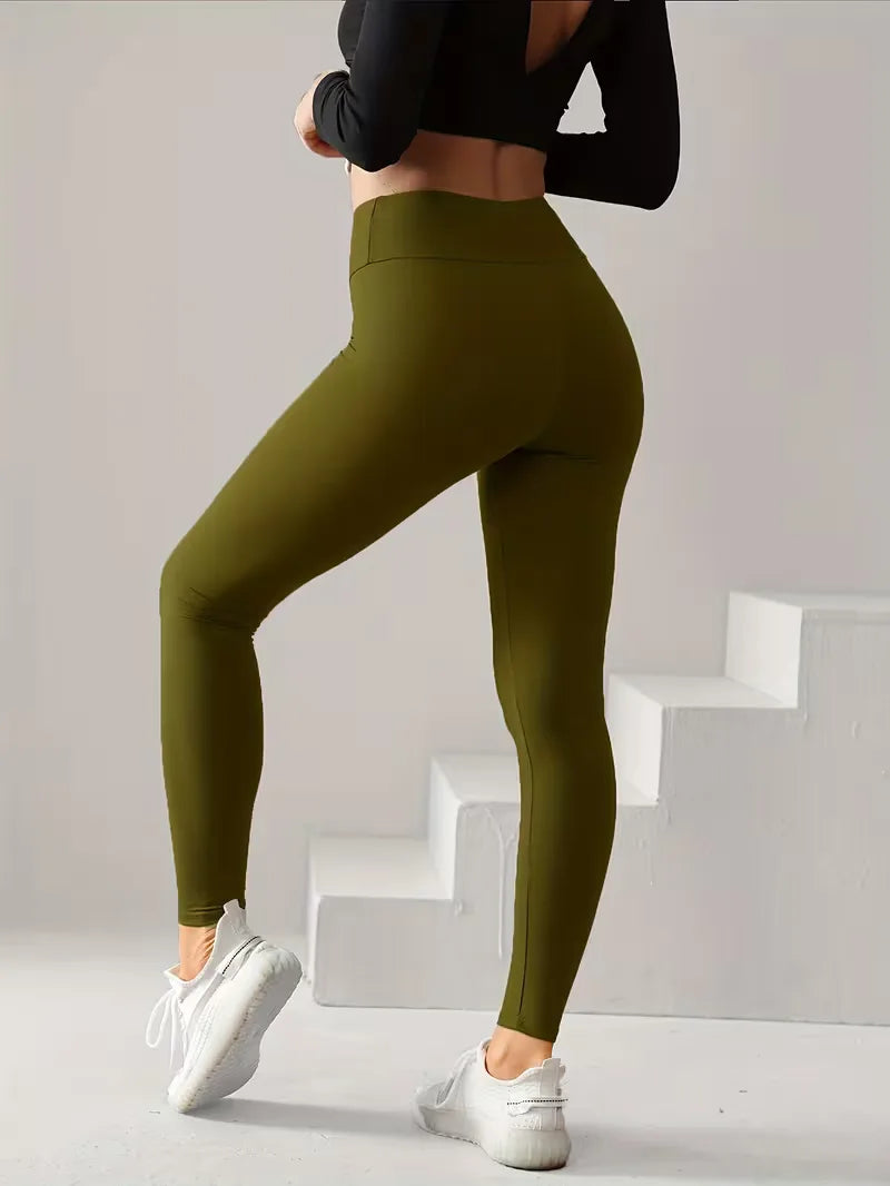 High Waist Seamed Leggings | Valenira