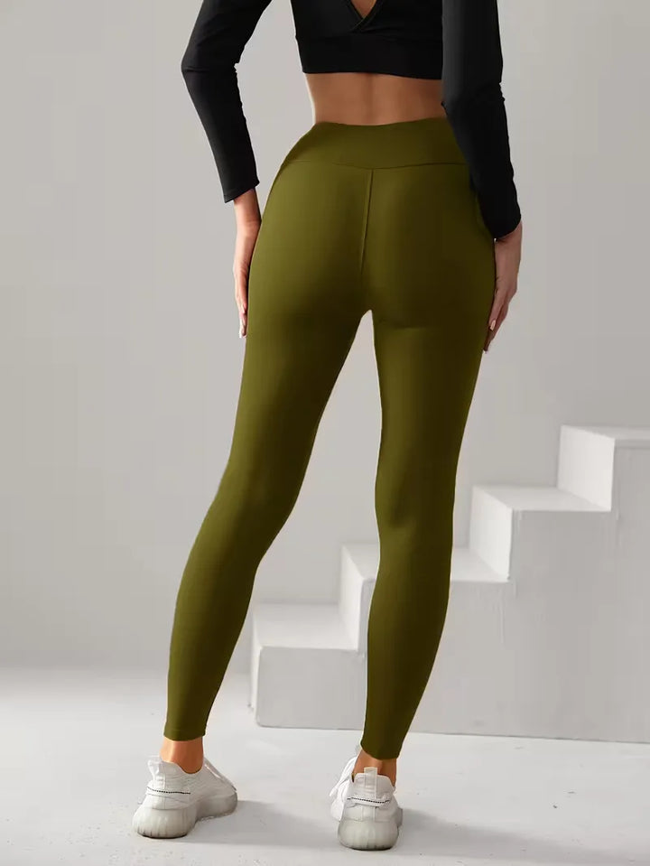 High Waist Seamed Leggings | Valenira