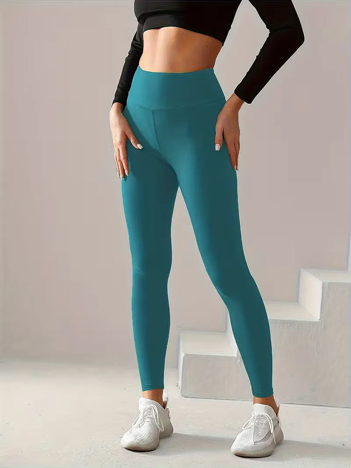 High Waist Seamed Leggings | Valenira