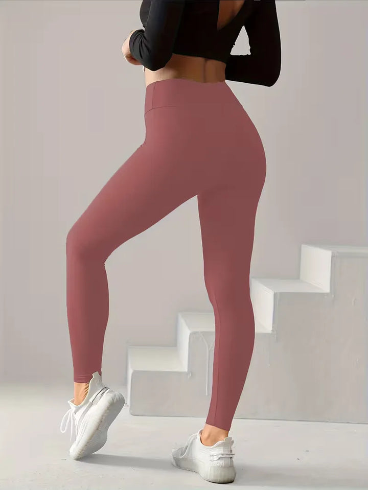 High Waist Seamed Leggings | Valenira