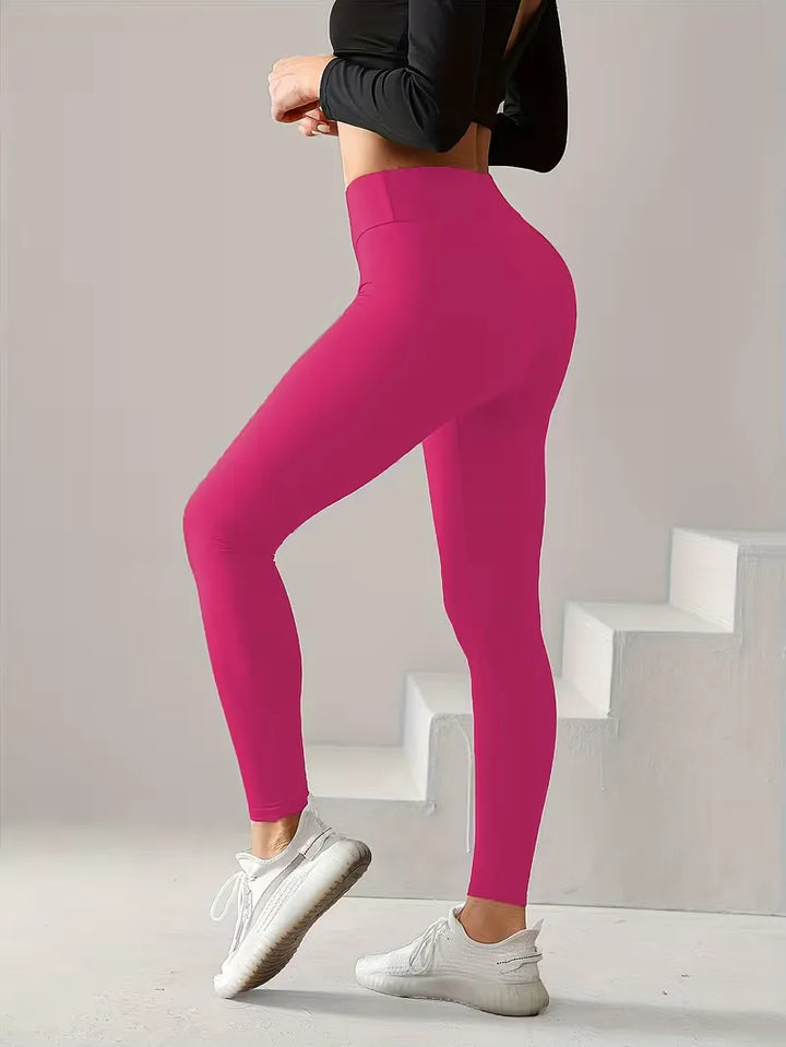 High Waist Seamed Leggings | Valenira
