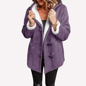 Hooded Toggle Front Coat
