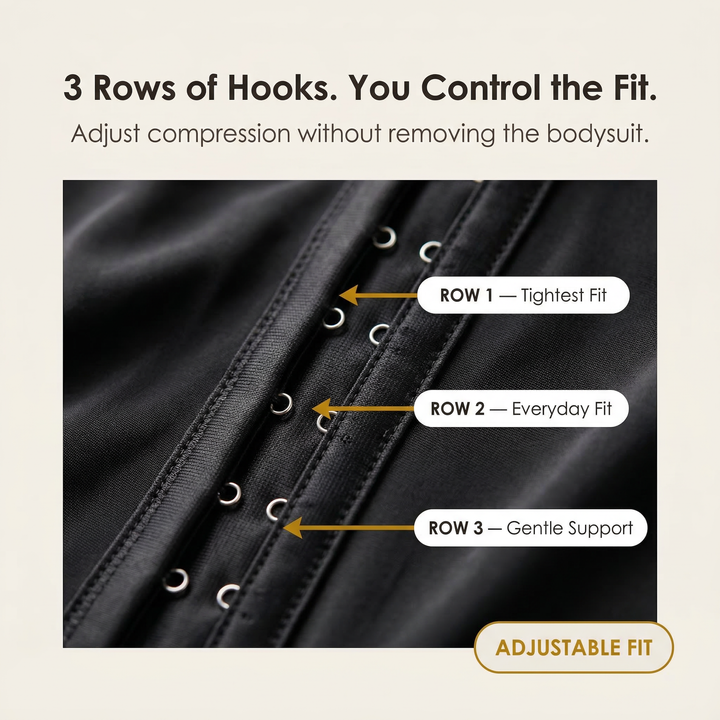 Hook-Front Full-Body Shaper