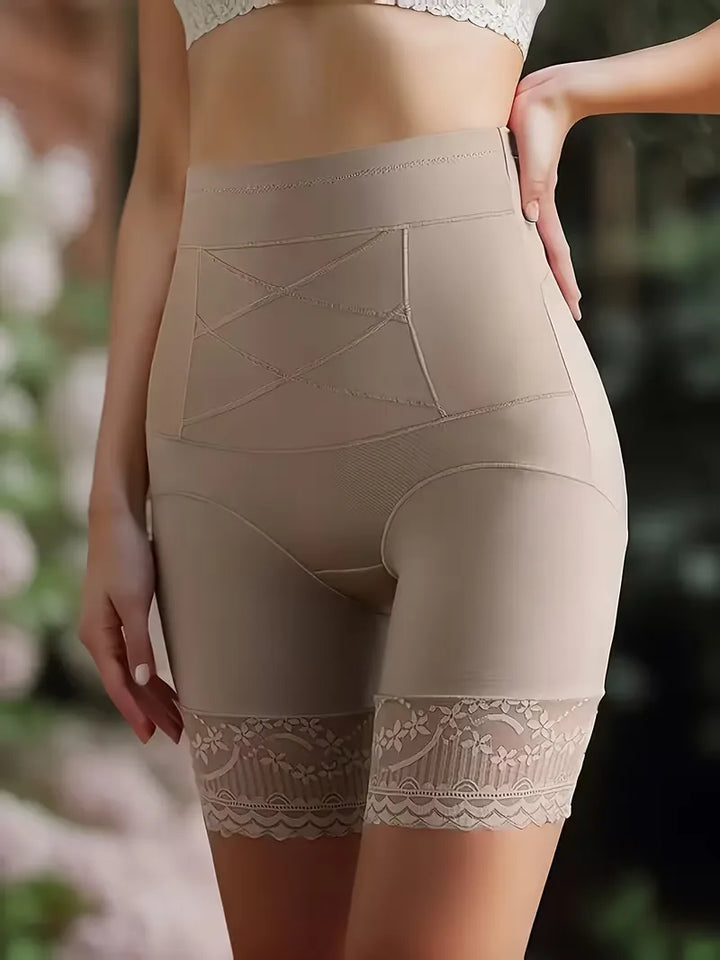 Lace Hem Shaping Shorts | Valenira