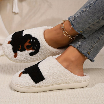 Dachshund Plush House Slippers