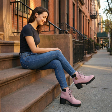 Chunky Platform Combat Boots