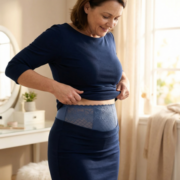 Quilted Lace Shaping Briefs
