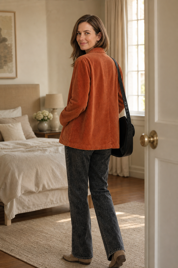 Corduroy Patch Pocket Blazer