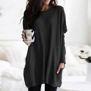 Longline Tunic Knit Sweater
