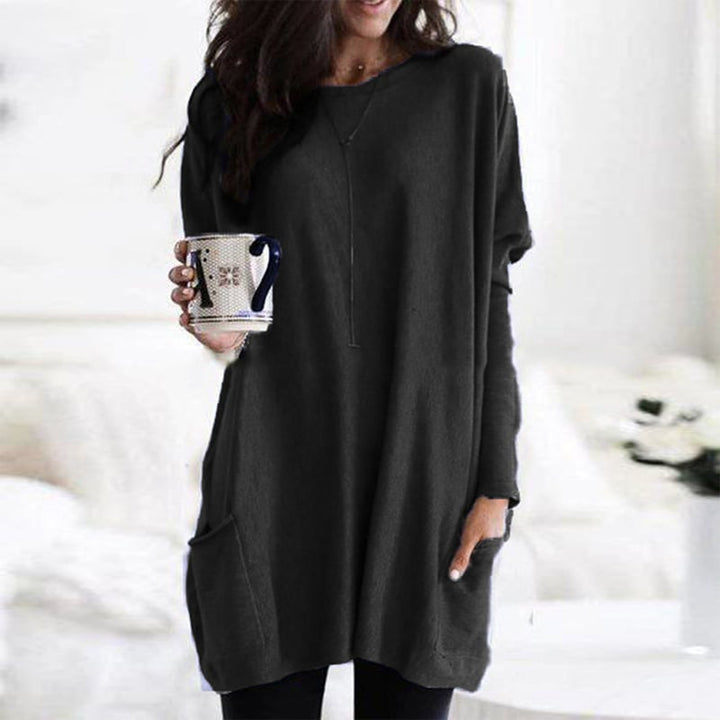 Longline Tunic Knit Sweater | Valenira