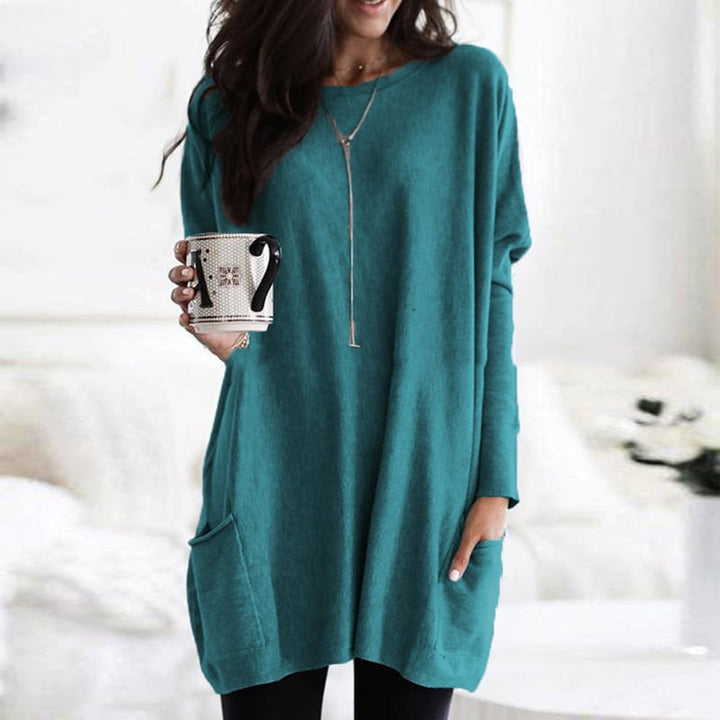 Longline Tunic Knit Sweater | Valenira