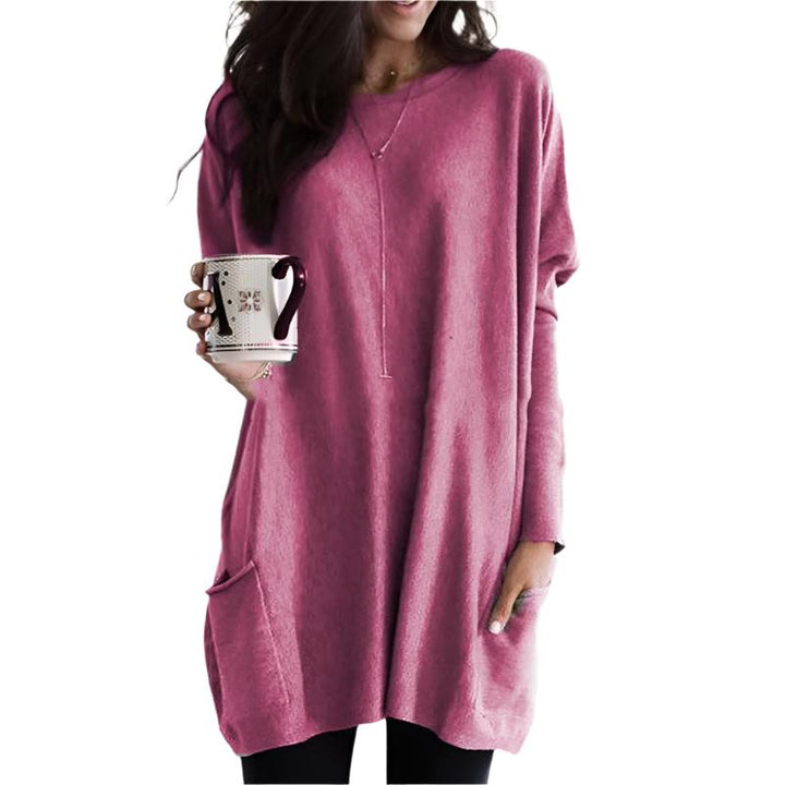 Longline Tunic Knit Sweater | Valenira