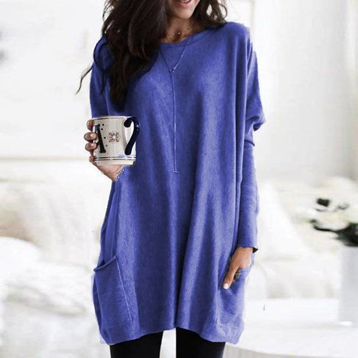 Longline Tunic Knit Sweater | Valenira