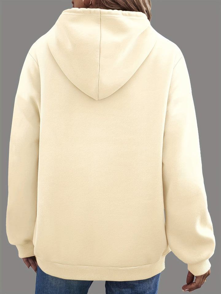 Dachshund Print Drawstring Hoodie
