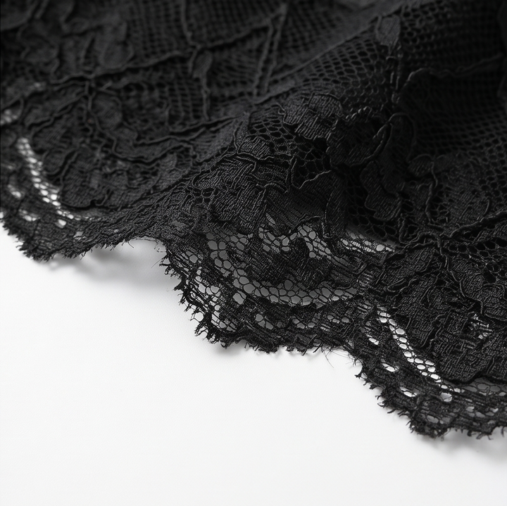 Tiered Lace Peplum Cami Set